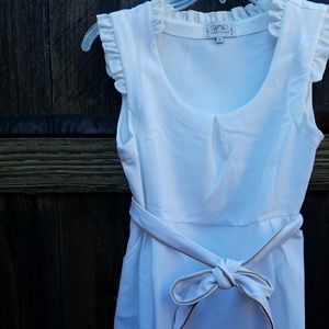 Maternity Dresses - Madeleine Maternity White Eden Dress Maternity Dresses - Madeleine Maternity White Eden Dress
